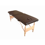 Load image into Gallery viewer, Portable Massage Bed with Face Hole Brown
