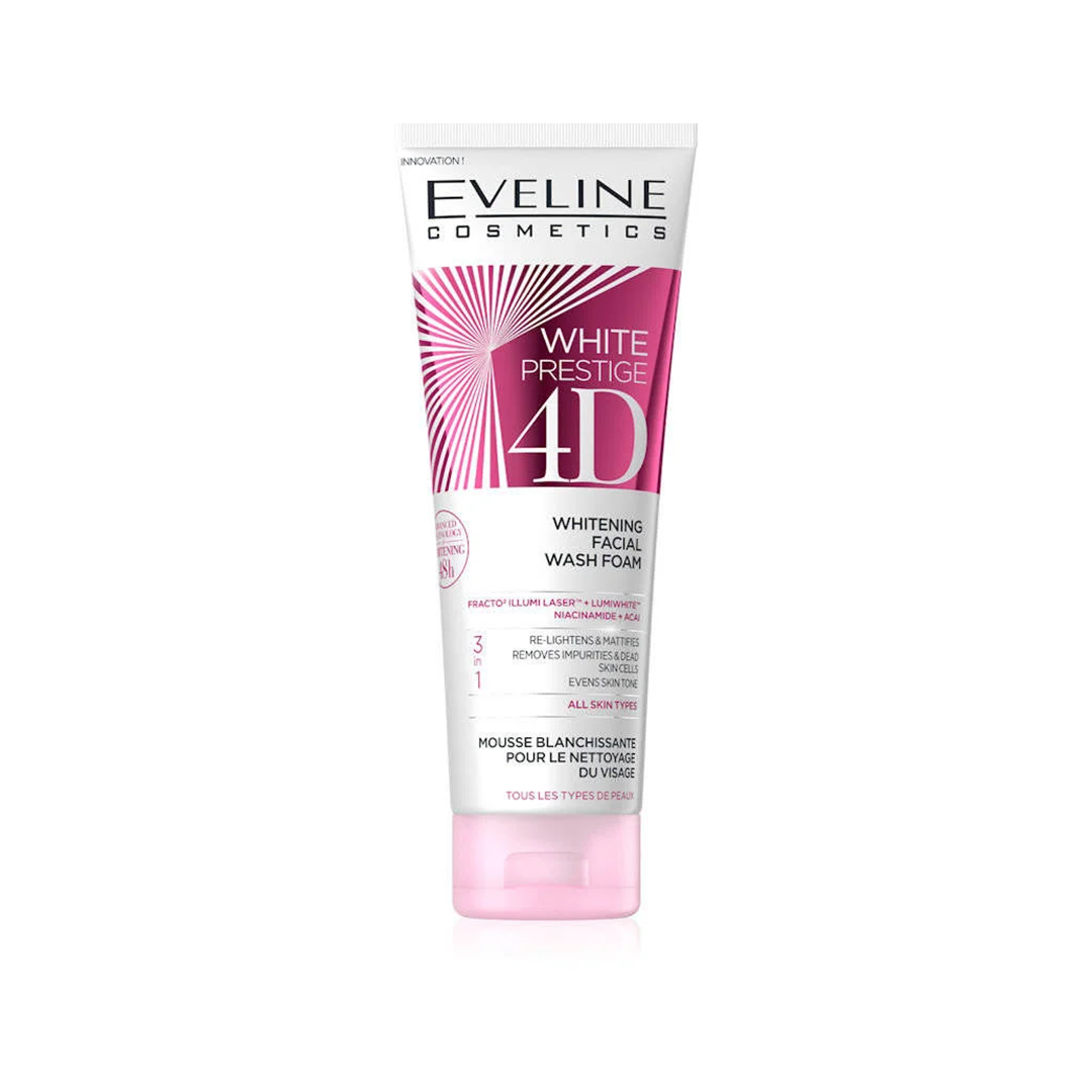 White Prestige 4D Whitening Facial Wash Foam 100ml