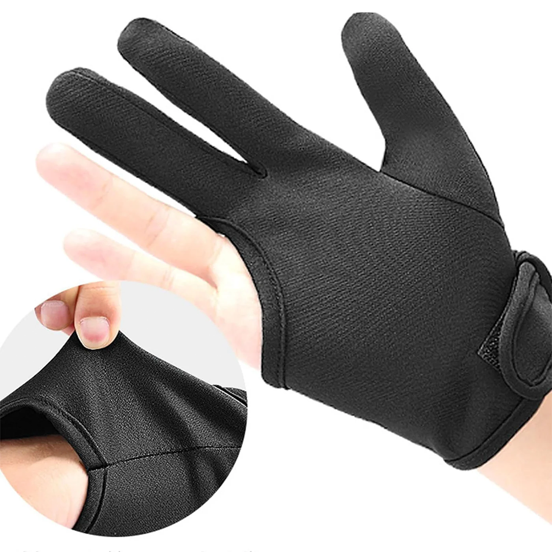3-Finger Heat Proof Glove for Hair Styling – Anti-Scald Thermal Protector for Curling Iron & Flat Iron