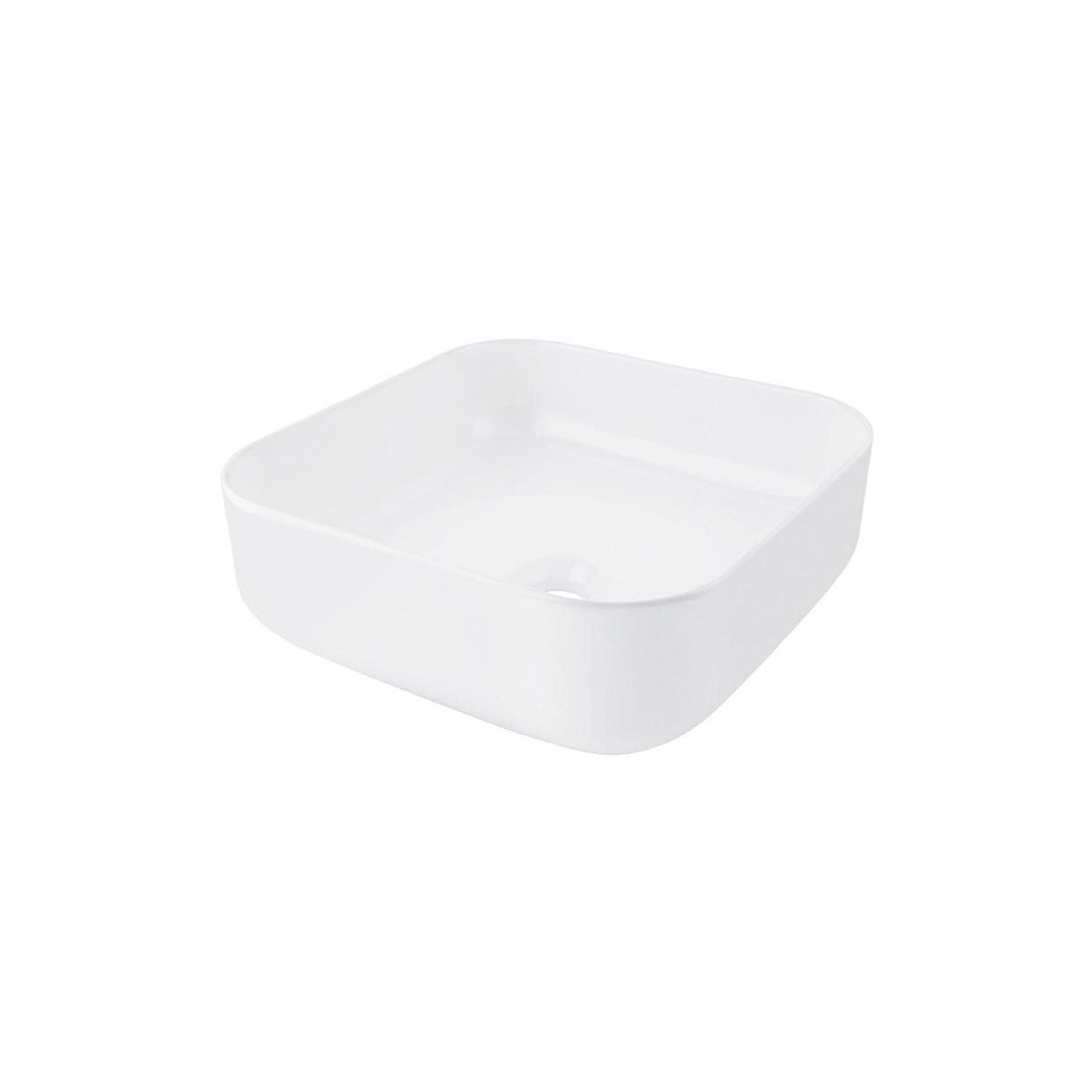 Foot Basin Shine White Square | Ceramic Pedicure Bowl