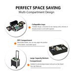 Load image into Gallery viewer, Professional 4-in-1 Rolling Makeup Trolley Case with Lock &amp; Drawers