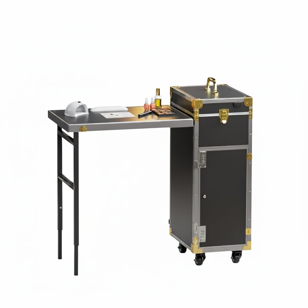 Professional Portable Manicure & Makeup Table