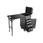 Load image into Gallery viewer, Portable Nail Technician Desk – Rolling Manicure Table with Storage