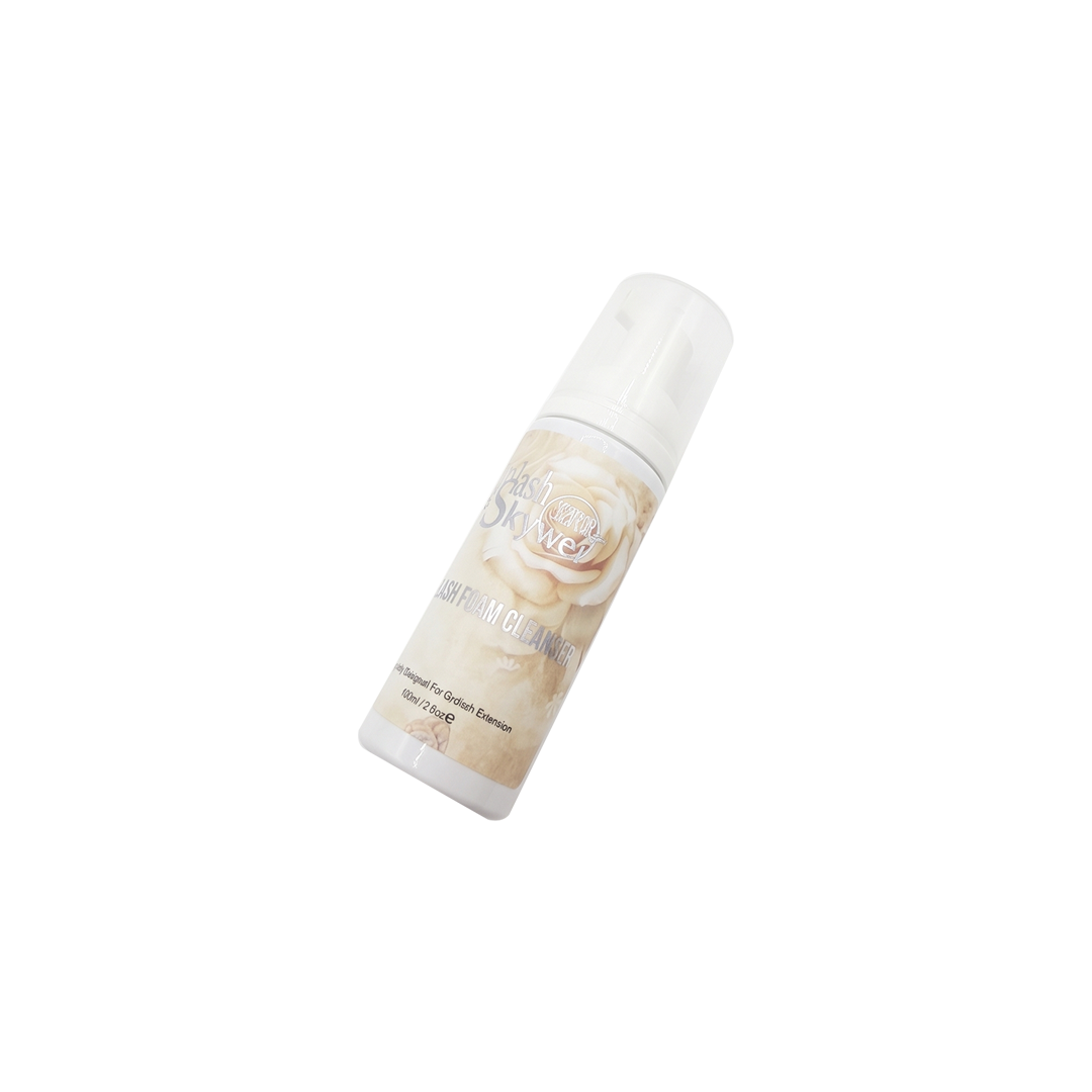 Skywei Lash Foam Cleanser – Professional Eyelash Extension Foam & Gentle Eye Makeup Remover (100ml)