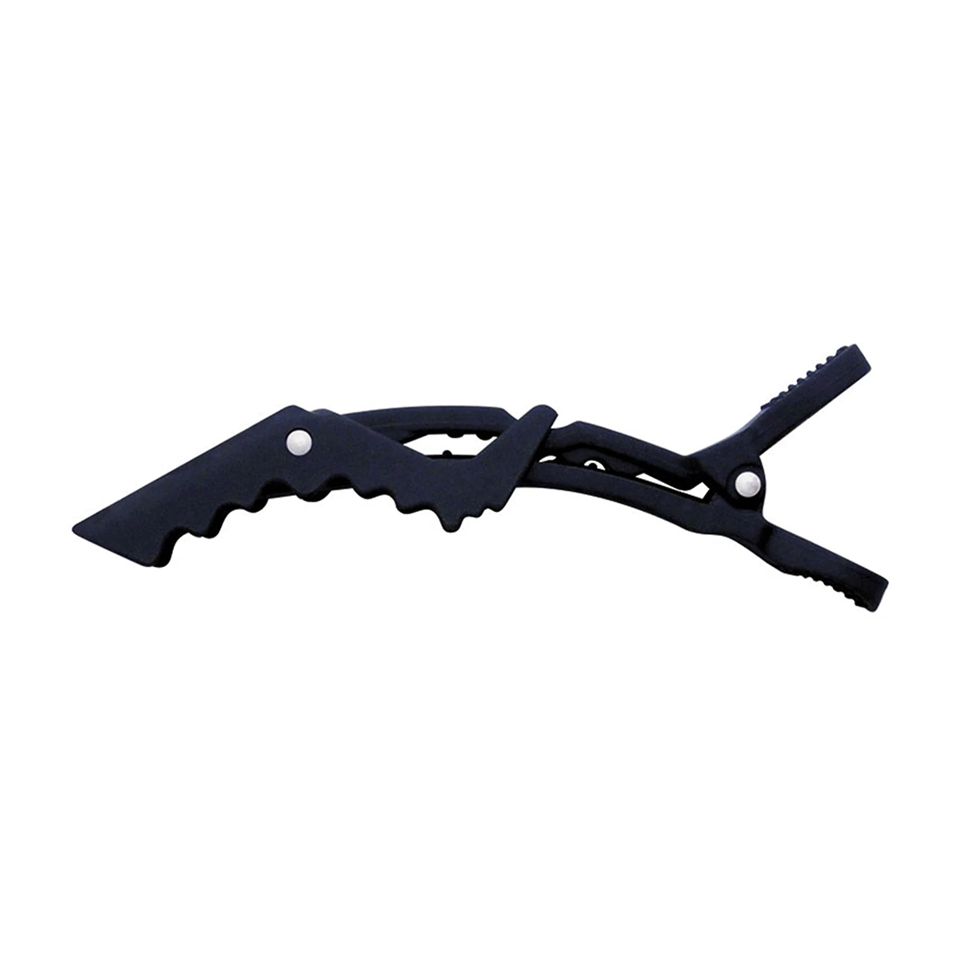 Professional Alligator Hair Clips – Non-Slip Double-Hinged Styling & Sectioning Clips 6-Pcs