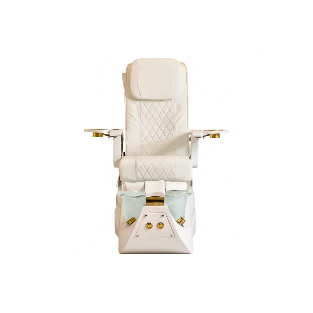 Luxurious Pedicure Spa Chair with Massage & Foot Spa Basin
