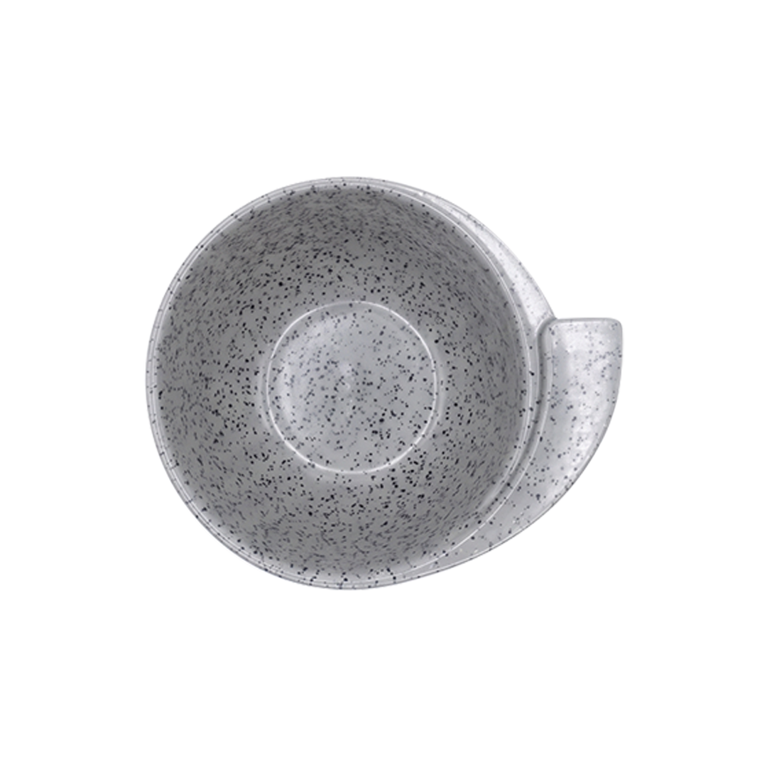 Ergonomic Granite-Finish Melamine Mixing Bowl with Thumb Grip Handle