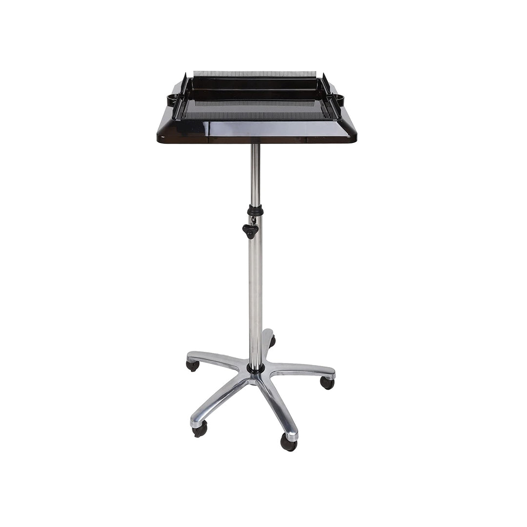 Compact Salon Tray Trolley with Tool Holders