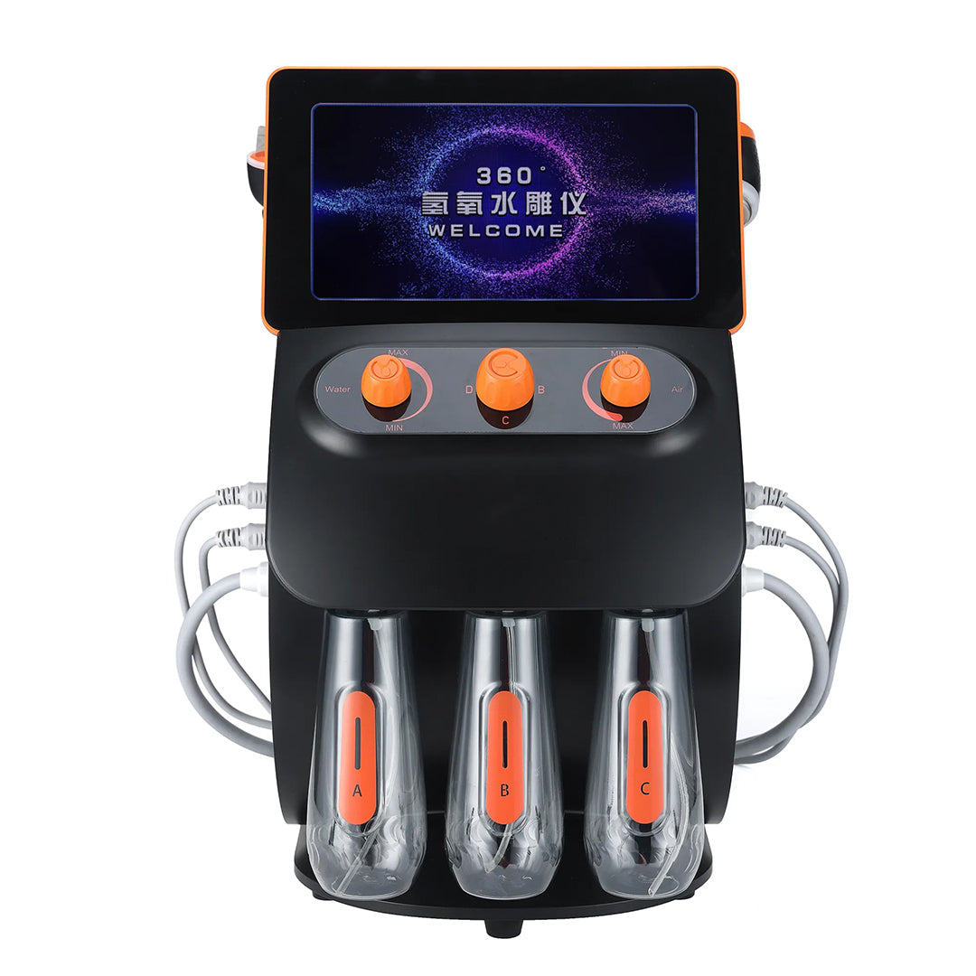 Ultra sleek Hydro Oxygen Facial Machine 6 in 1