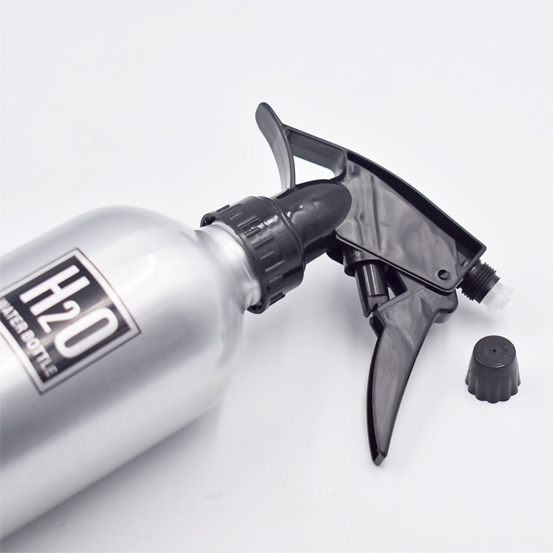Professional Aluminum Hair Spray Bottle 500ml – Ultra-Fine Mist Water Atomizer for Barbers & Salons