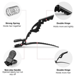 Load image into Gallery viewer, Professional Alligator Hair Clips – Non-Slip Double-Hinged Styling &amp; Sectioning Clips 6-Pcs