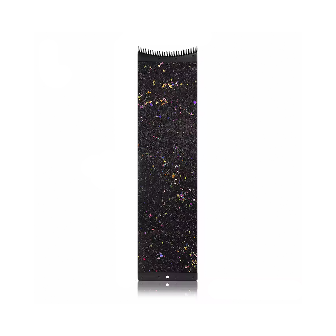 Professional Large Balayage Highlighting Board 40cm x 20cm with Built-in Weaving Comb – Carbon Fiber Glitter Finish