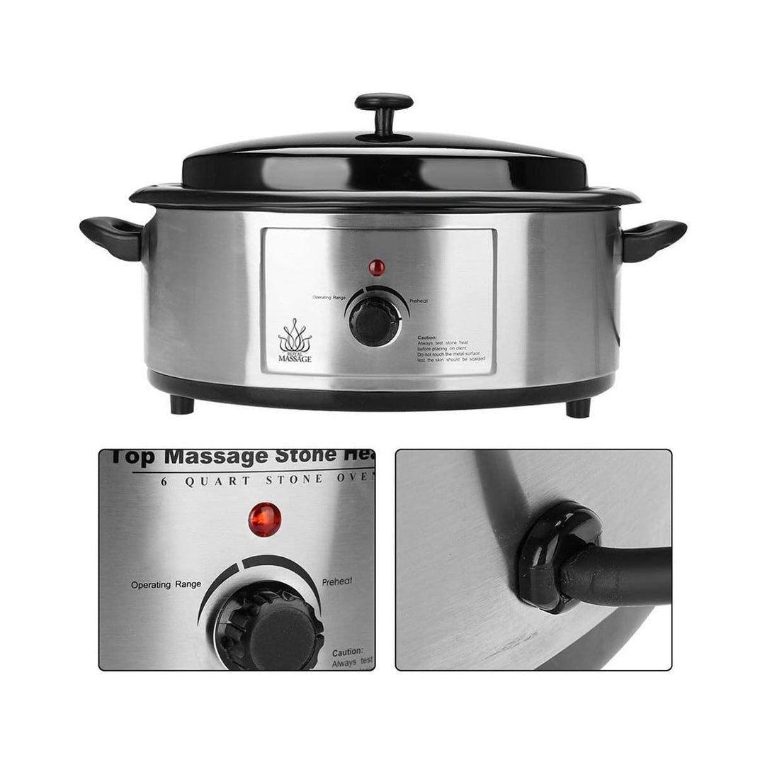 Massage Stone Heater 6 Quartz Stone Oven