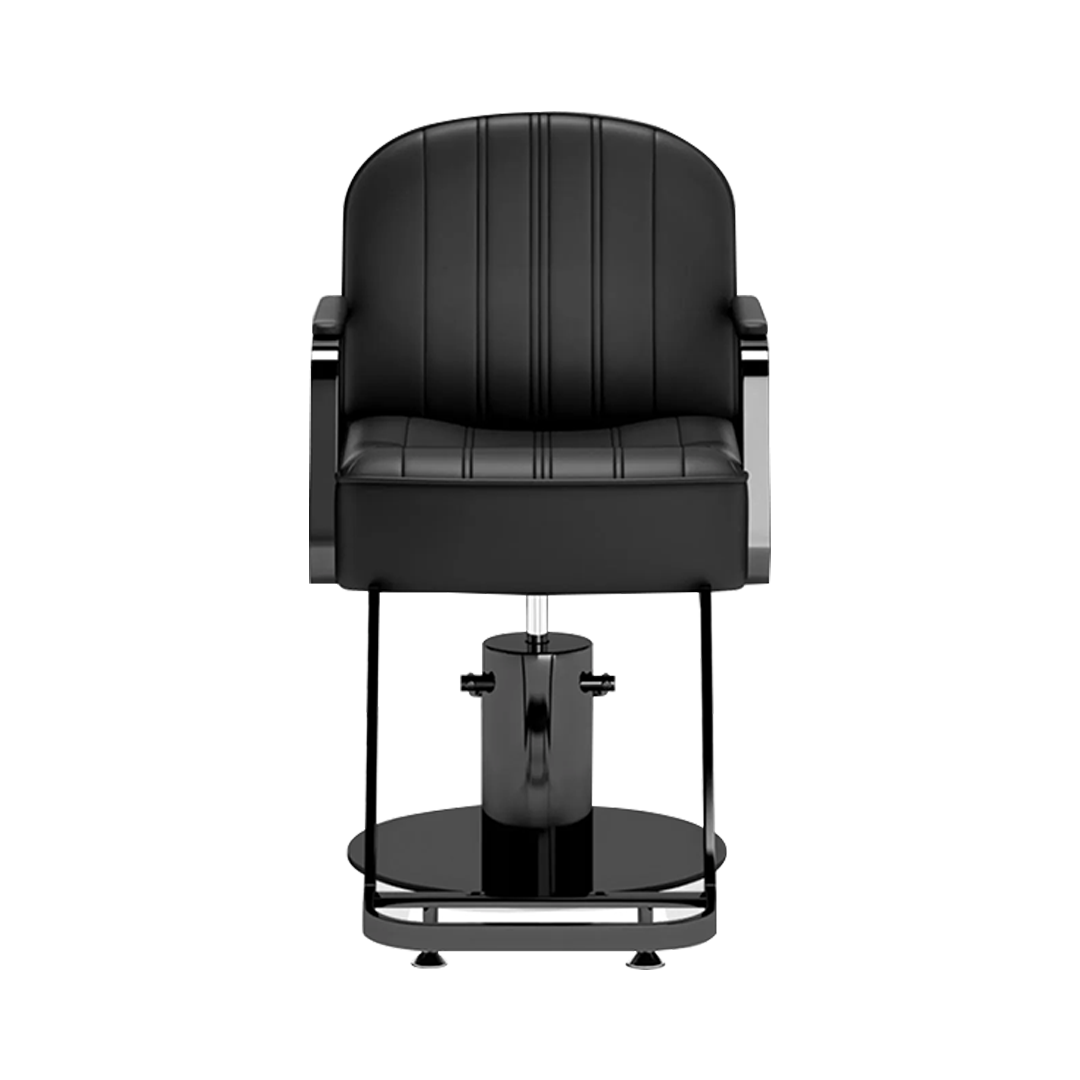 Modern Hair cutting Salon Chair with Matte Grey Polish
