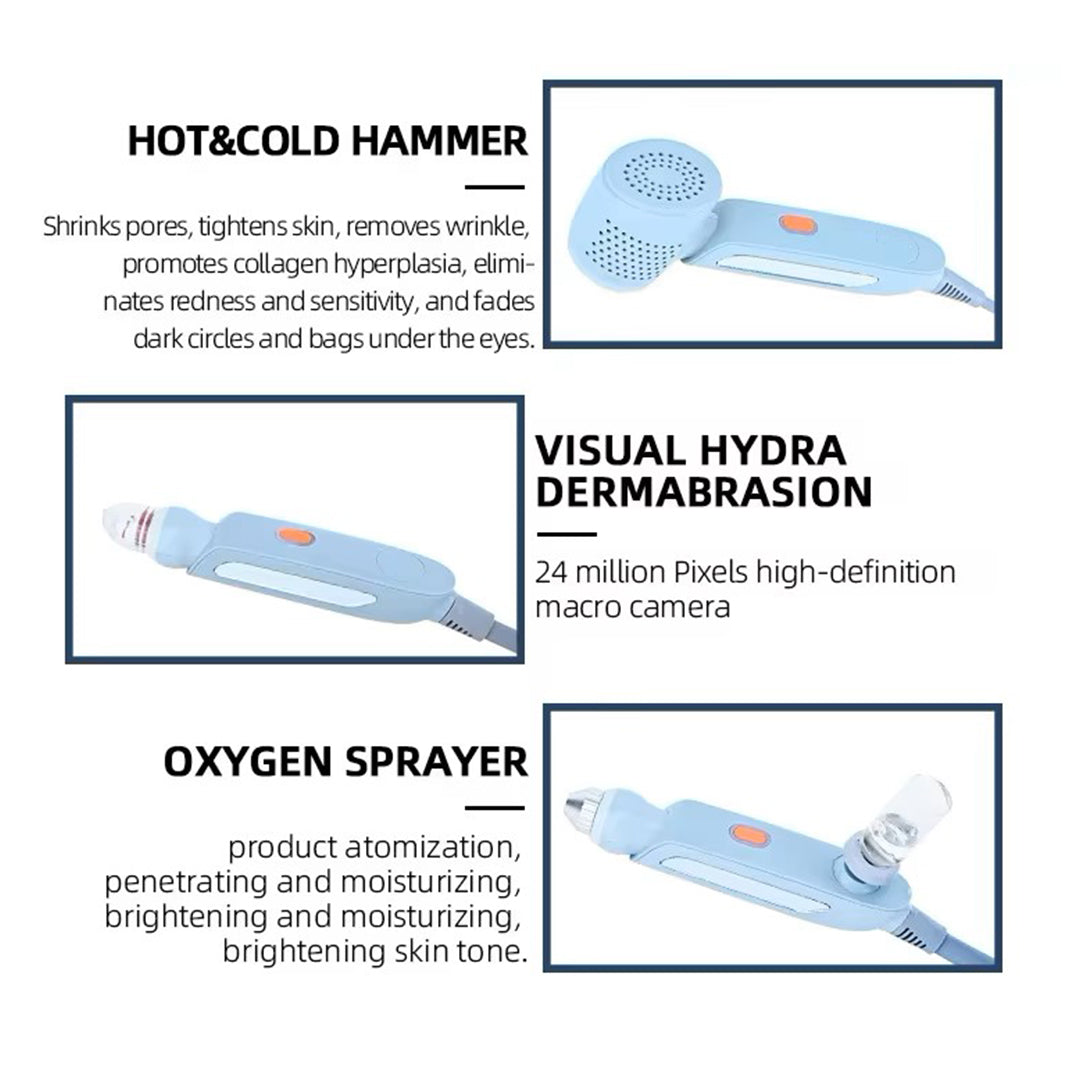Ultra sleek Hydro Oxygen Facial Machine 6 in 1