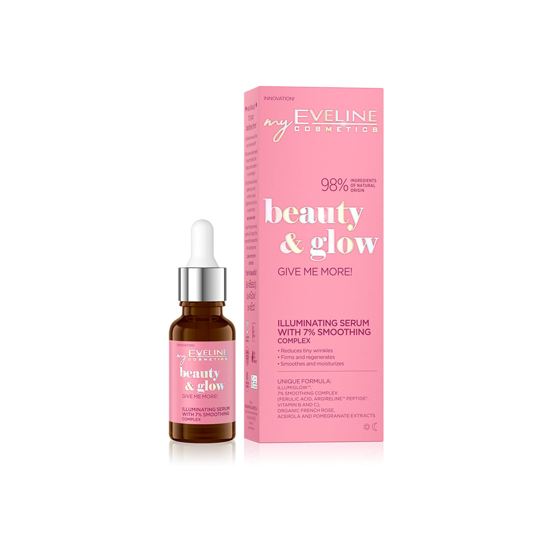 Eveline Beauty & Glow Illumi Serum with 7% Smoothing Complex 18ml