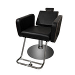 Load image into Gallery viewer, Professional Barber Chair | Antique Brown &amp; Black Seat