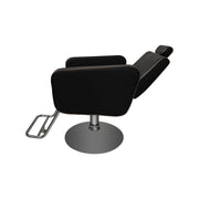 Professional Barber Chair | Antique Brown & Black Seat