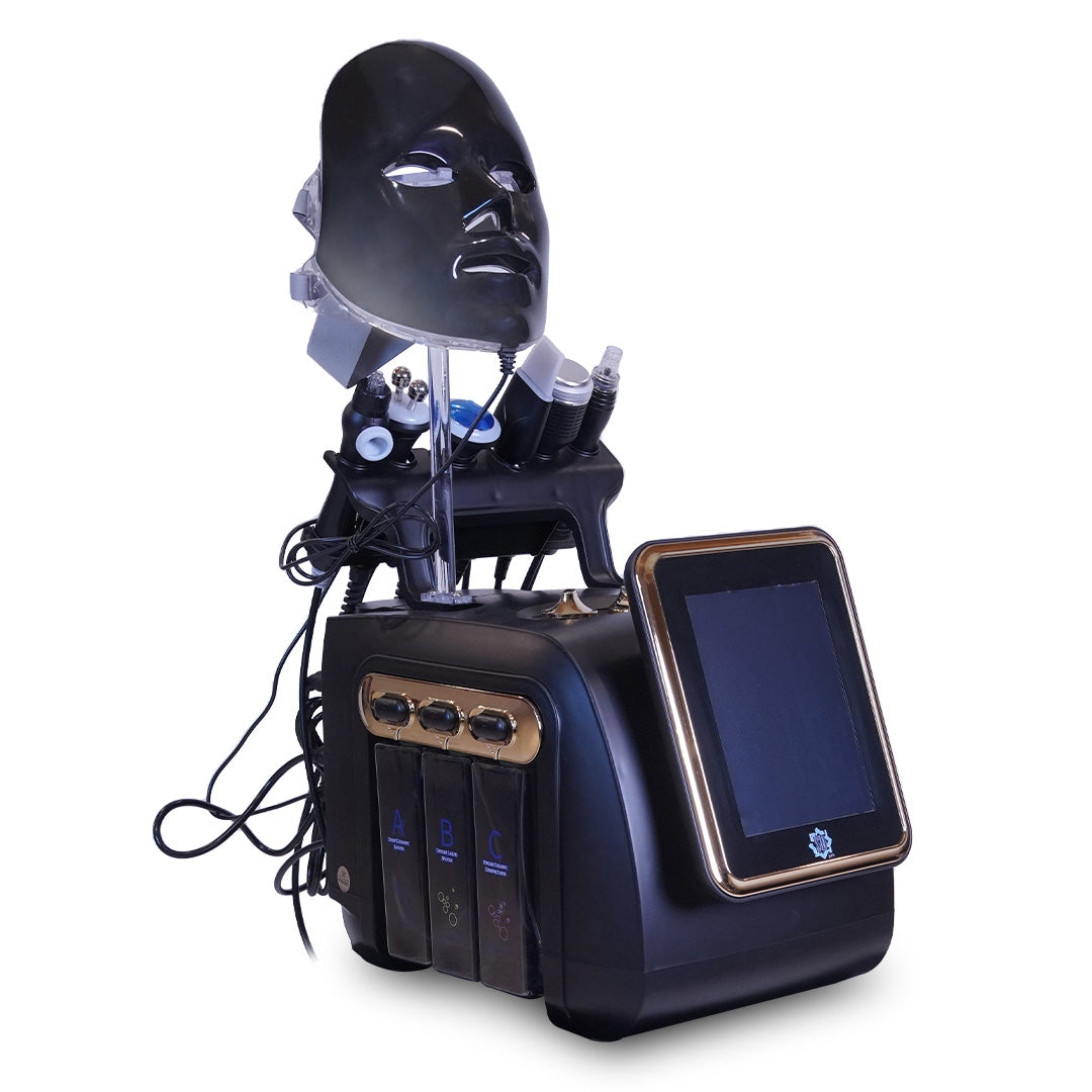 Professional 7-in-1 Hydra Facial Machine: Advanced Hydro-Dermabrasion & Skin Rejuvenation Machine with Trolley