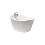 ECO Ceramic Pedicure Foot Basin White | Oval Spa Sink