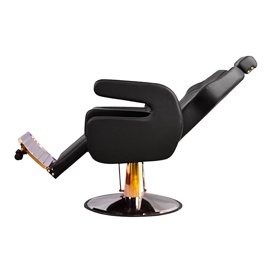 Makeup & Barber Chair with Hydraulic & Back Recline