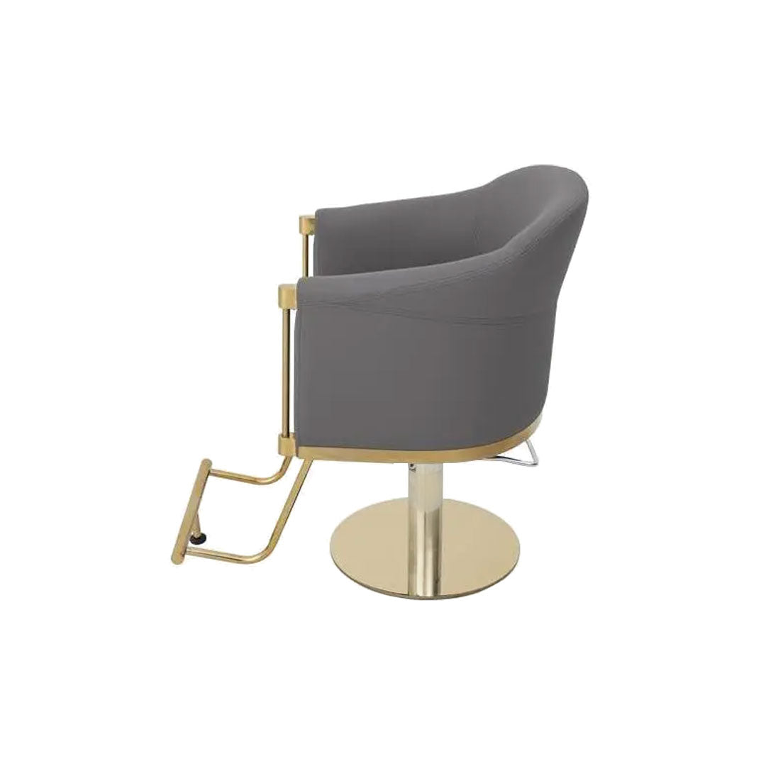 Luxury Line Styling Chair With Gold Accents