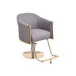 Load image into Gallery viewer, Luxury Line Styling Chair With Gold Accents
