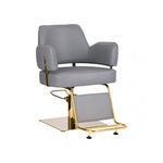 Load image into Gallery viewer, Luxury Line Hair And Makeup Chair With Gold Accent
