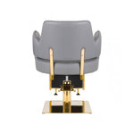 Load image into Gallery viewer, Luxury Line Hair And Makeup Chair With Gold Accent
