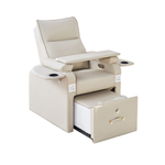 Load image into Gallery viewer, Professional Pedicure Spa Chair with Power Recline &amp; Adjustable Backrest – Nail Salon Chair with Foot Bath