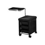 Load image into Gallery viewer, Pedicure Manicure Cart Trolley Stool with Removable Accessory Tray
