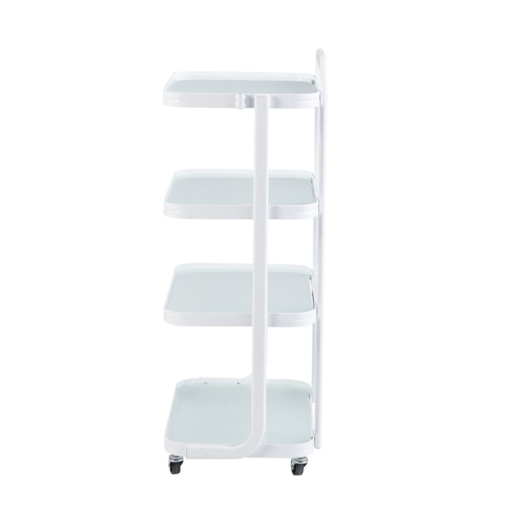 Facial & Makeup Trolley with Glass Shelves