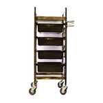 Load image into Gallery viewer, Antique Finish Trolley with Wheels
