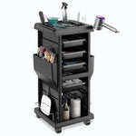 Load image into Gallery viewer, Multipurpose Trolley With Styling Tool Shelves
