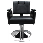 Load image into Gallery viewer, Makeup &amp; Styling Chair with Wooden Armrest Hydraulic &amp; Back Recline
