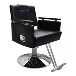 Load image into Gallery viewer, Makeup &amp; Styling Chair with Wooden Armrest Hydraulic &amp; Back Recline
