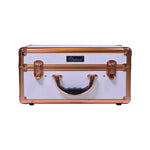 Load image into Gallery viewer, Rose Gold White without Tyres LED Makeup Station with Bluetooth and Speaker (3 Light Color Option)
