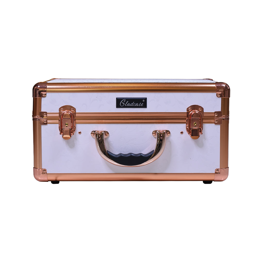 Rose Gold White without Tyres LED Makeup Station with Bluetooth and Speaker (3 Light Color Option)