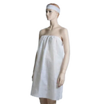 Load image into Gallery viewer, Salon Facial and Waxing Gown White Cotton
