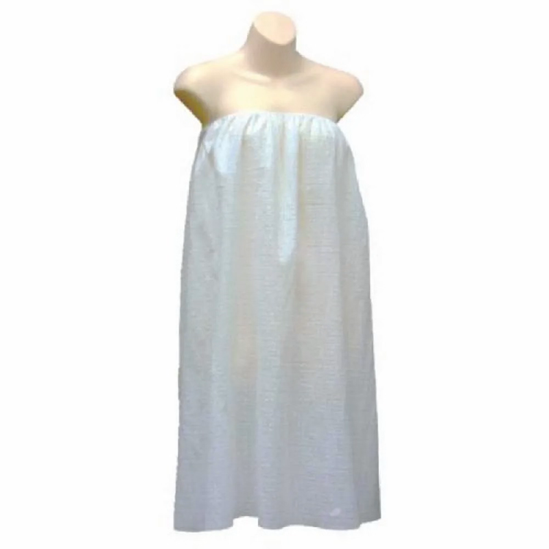 Salon Facial and Waxing Gown White Cotton