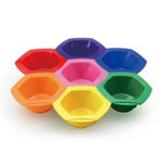 Load image into Gallery viewer, Professional Tint Bowl Set (7 Pcs) | Hexagonal Color Mixing Bowls