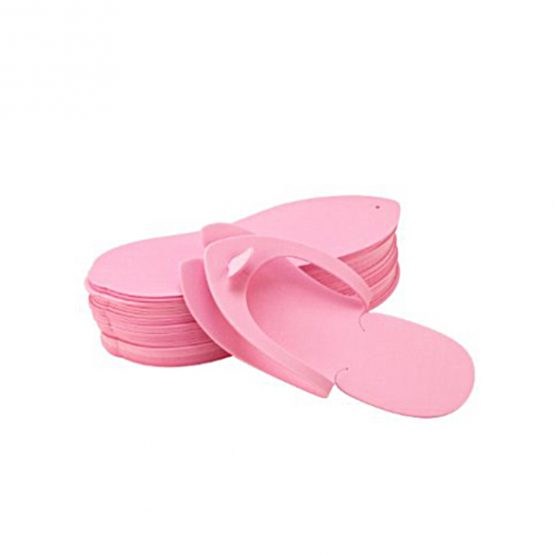 Pack of 12 Disposable Pedicure Soft Foam Flip Flop Slippers for Nail Salon