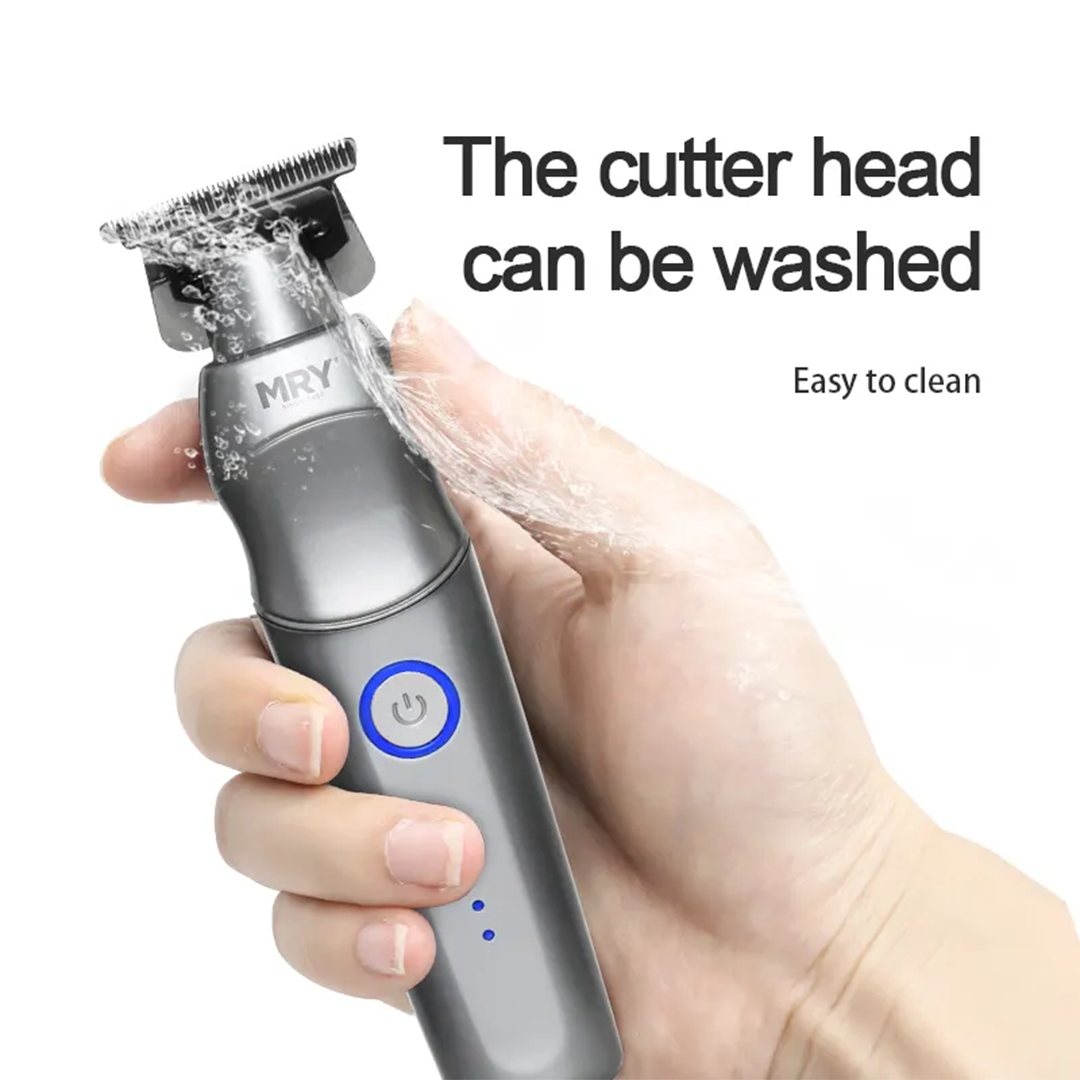 Professional Metal Cordless Ergonomic Hair Clipper Trimmer with Digital Brushless Motor