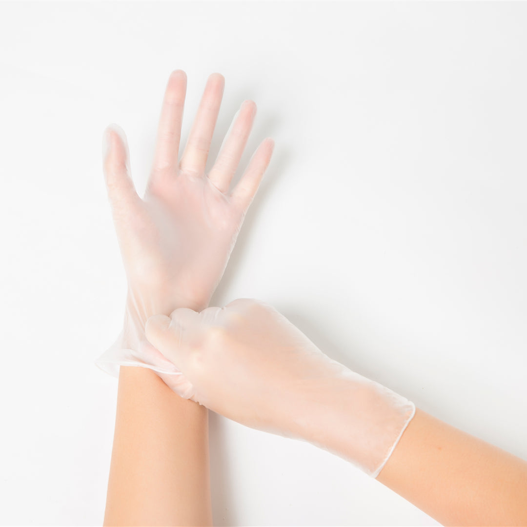 Disposable Waterproof PVC Gloves Large