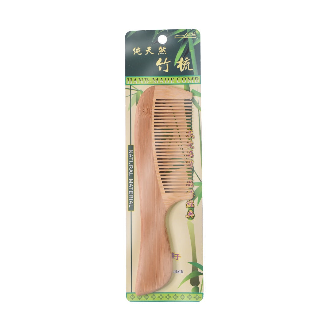 Antistatic Bamboo Wooden Hair Comb Detangler