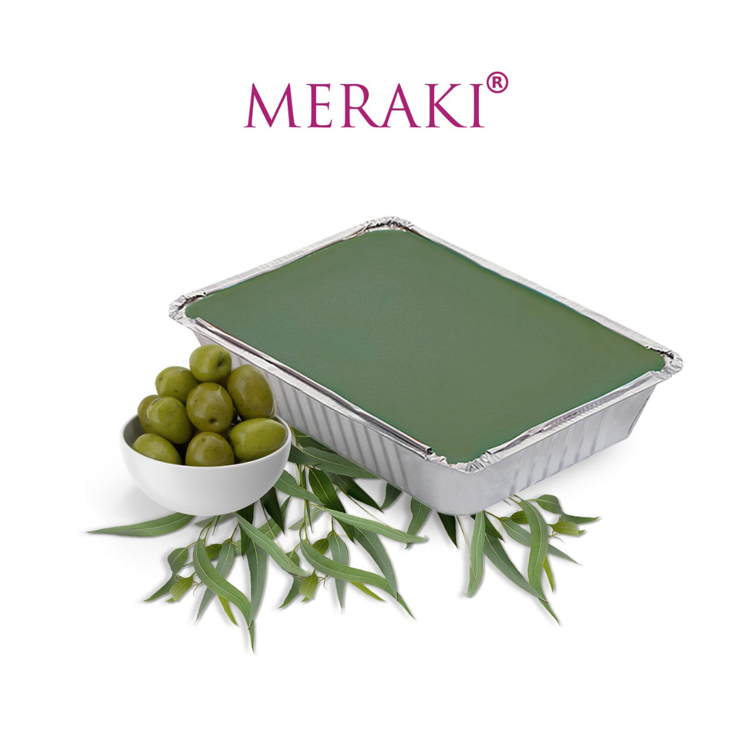 Meraki Hot wax tray Olive 1000g