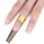 Load image into Gallery viewer, Nail Art Acrylic Nail/UV GEL Nail Extension Tips Form Guide Sticker
