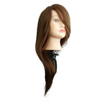 Load image into Gallery viewer, Human Hair Practice Dummy for Trainers 24 Inch L6 Mid Brown
