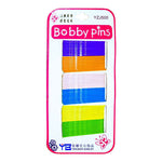 Load image into Gallery viewer, Pack of 60 Different Colored Bobby Pins with Ball Tips
