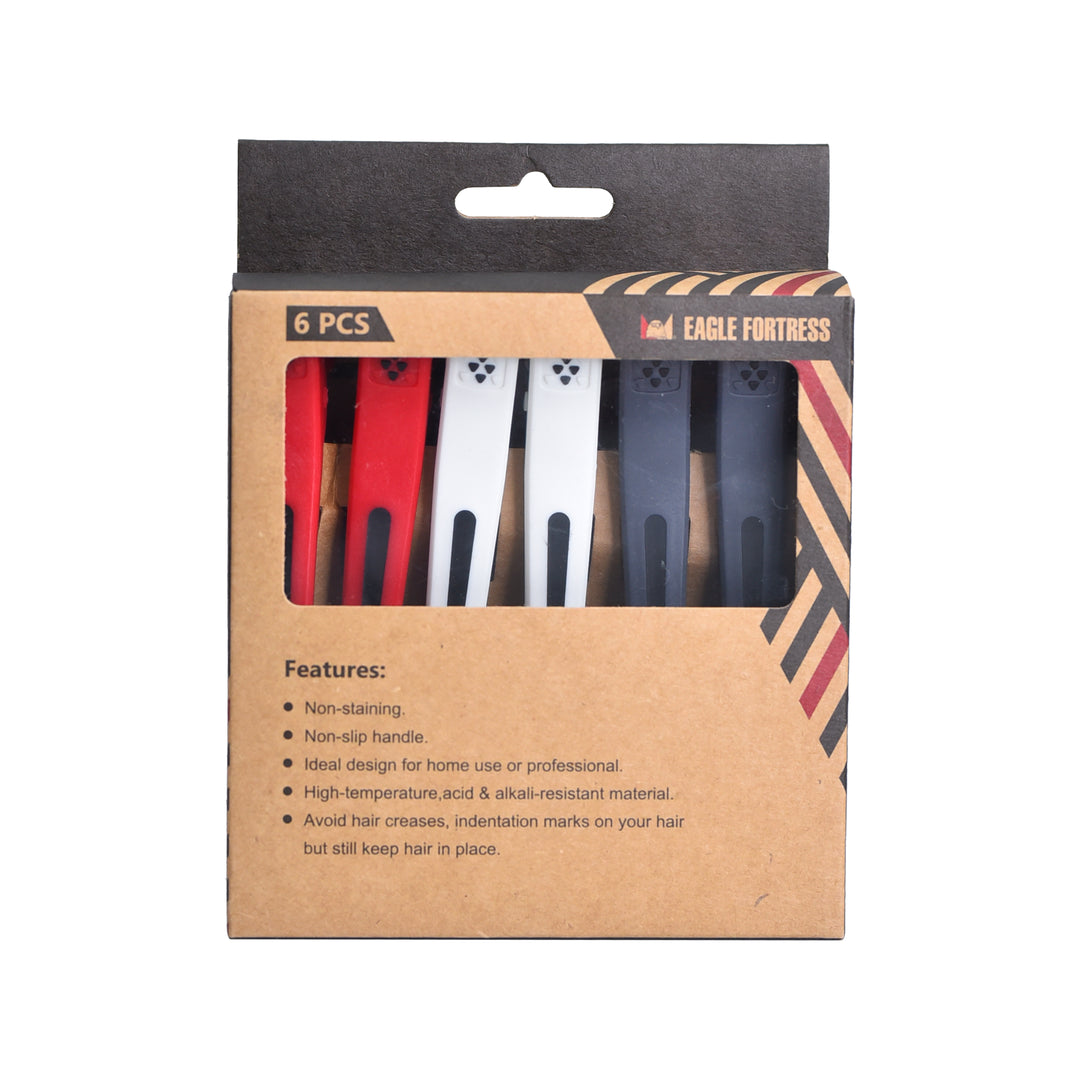 Eagle Fortress High Class Non Slip Hair Clip 6 Pcs